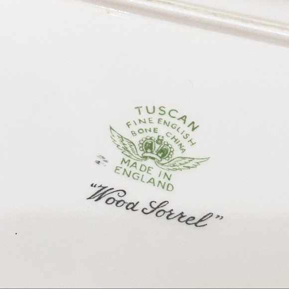 Vintage TUSCAN England Fine English Bone China “Wood...